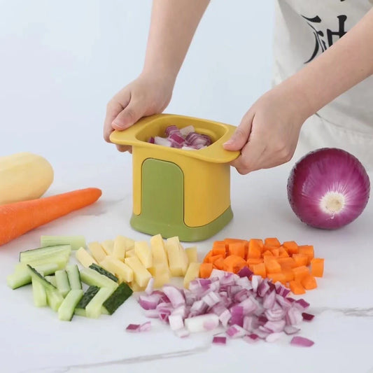 Onion Dicing Artifact French Fries Slicer Carrot Ham Slicer Household Cucumber Potato Slicer Gadget